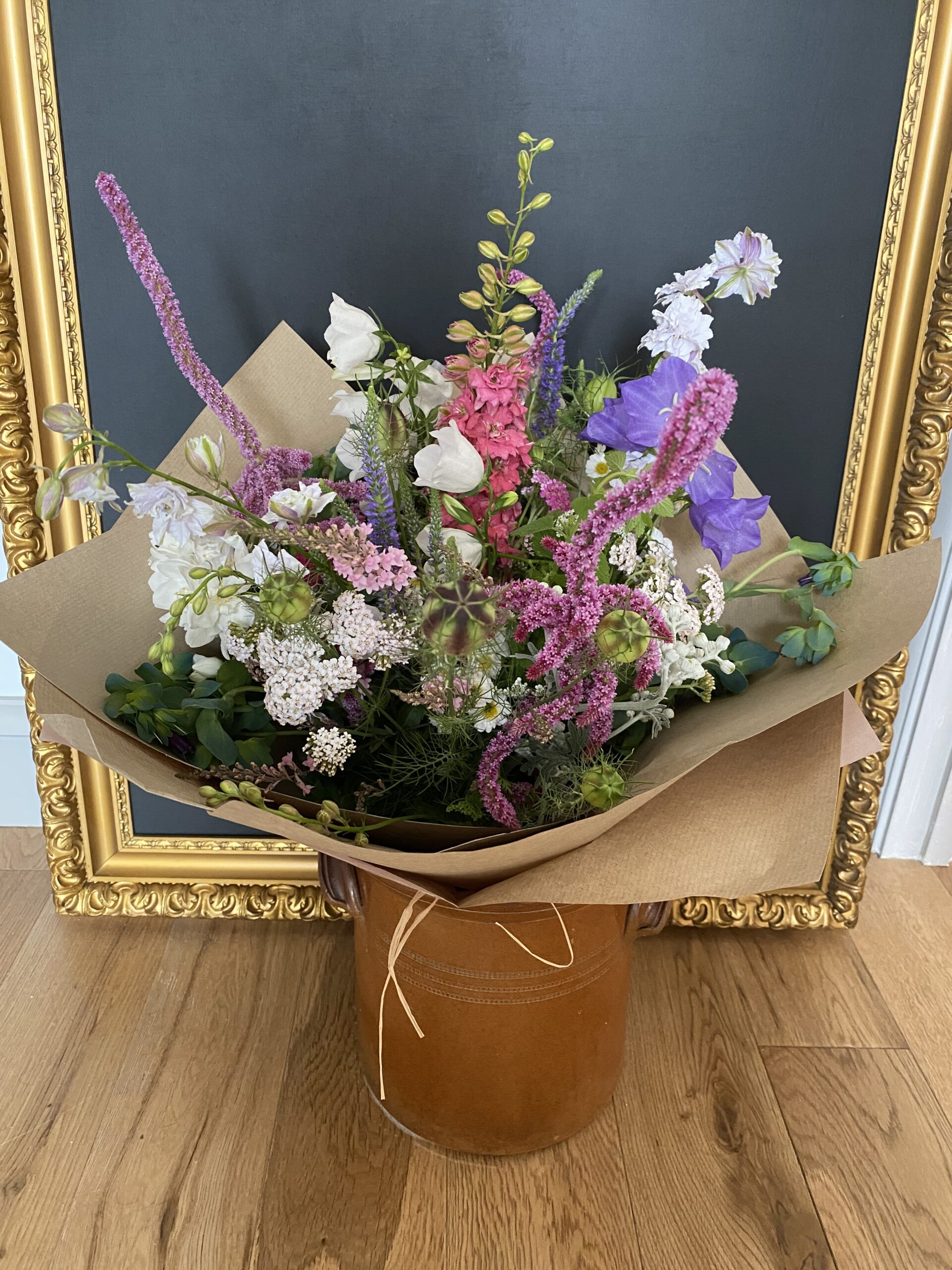 Hand-tied seasonal bouquet