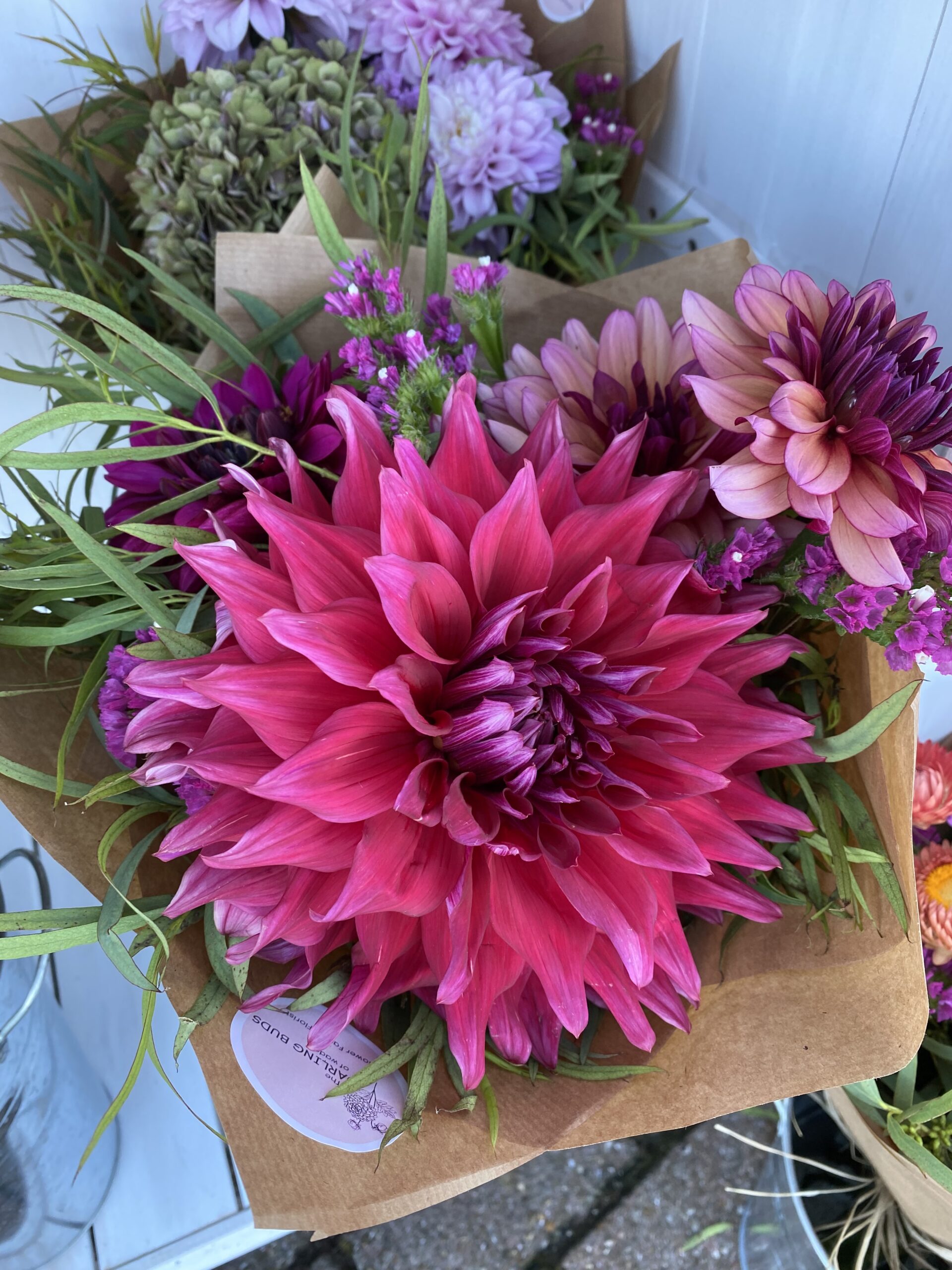 Dahlia arrangement